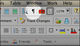 Word toolbar icon - click to enlarge