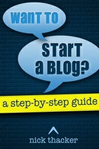 Want to Start A Blog?