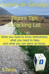 Pilgrim Tips & Packing List Camino de Santiago