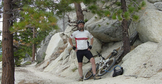 Biking the Flume Trail, Lake Tahoe book design, book designer, self-publishing