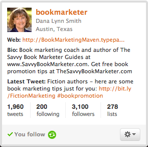 thebookdesigner.com self-publishing twitter follows