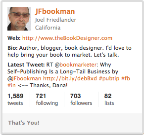 thebookdesigner.com self-publishing twitter follows