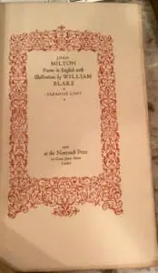 Nonesuch Milton nonesuch press milton book design