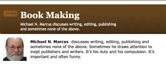 michael n. marcus self-publishing blogging