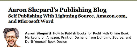 aaron shepard self-publishing aiming at amazon