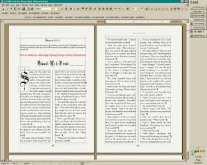 book design in Microsoft Word