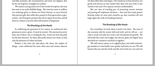 Subheads book design for self-publishers