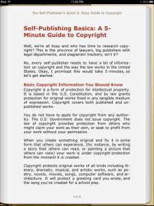 Self-Publisher's Quick and Easy Guide to Copyright-ePub Self-Publisher's Quick and Easy Guide to Copyright-ePub