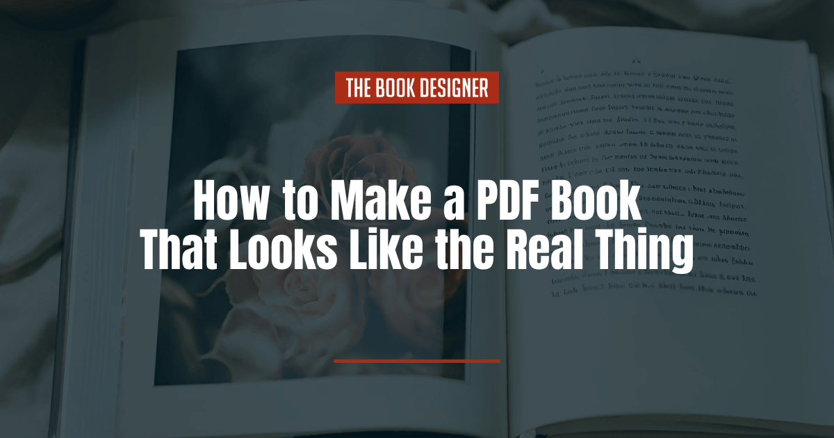 how to make a PDF book