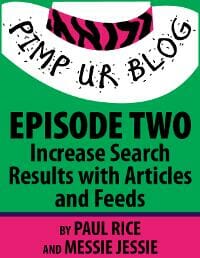 Pimp ur Blog Episode Two: Increase Search Results with Articles and Feeds