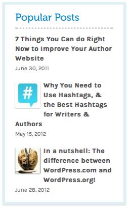 author blogging