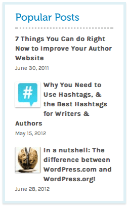 author blogging