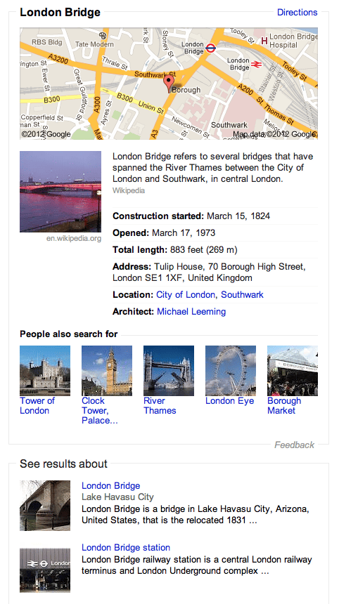 Google Knowledge Graph