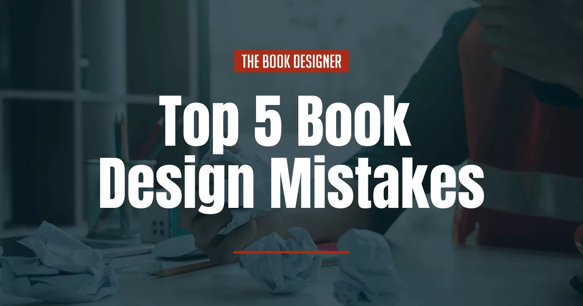 book design mistakes