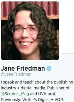 Jane Friedman bio