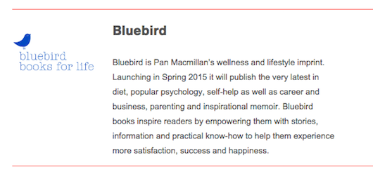 Bluebird Macmillan Imprint