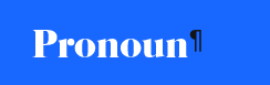 Pronoun logo