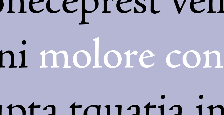 3 Typefaces for Books from Adobe’s Robert Slimbach