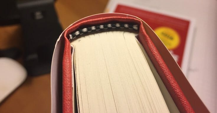 book binding types - smyth sewn