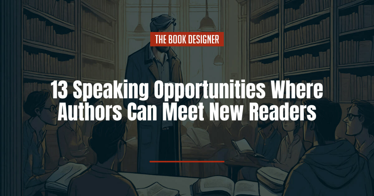 meet new readers with public speaking