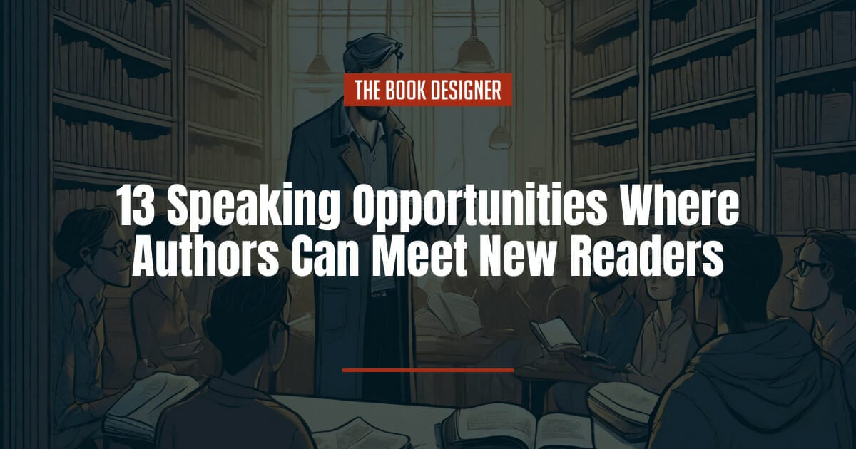 meet new readers with public speaking