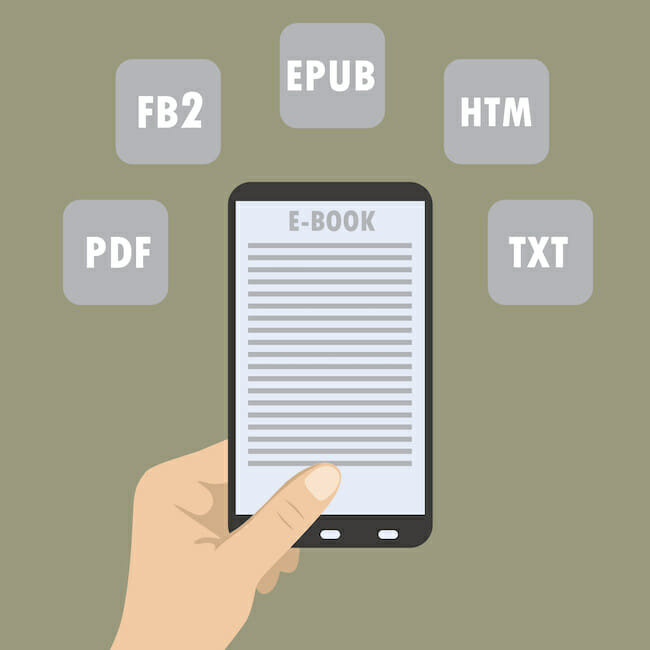 ebook formats illustration