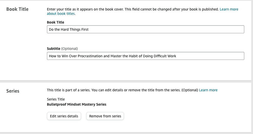 upload your book to KDP.6