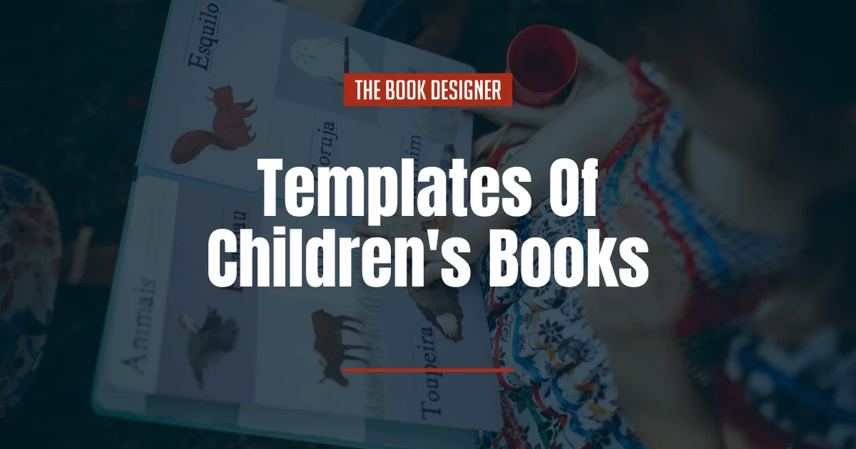 templates of children's books