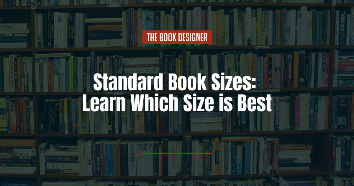 standard book sizes - bookshelf with various books and sizes