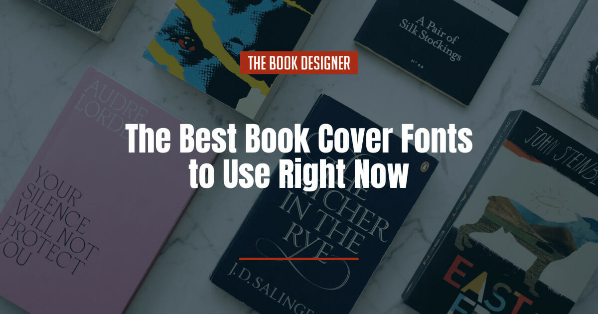 best book cover fonts to use right now
