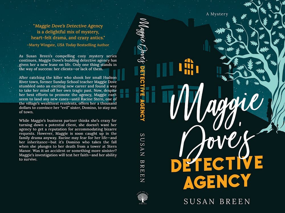 how to design a book cover with book cover Maggie Doves Detective Agency