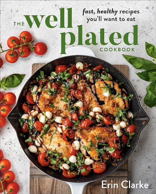 cookbook covers - book cover for well plated by Erin Clarke