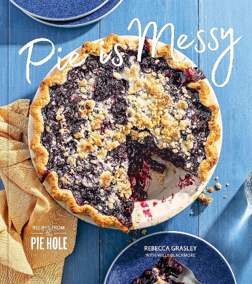 cookbook covers - Pie is Messy by Rebecca Grasley