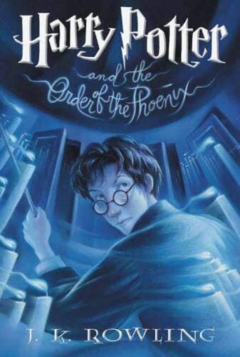 Harry Potter book cover for the US edition of Harry Potter and the Order of the Phoenix
