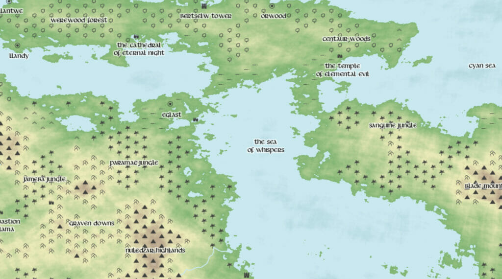 fantasy map generator - Donjon map