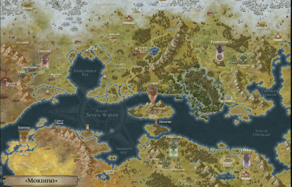 fantasy map generator - Inkarnate map