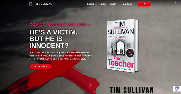 best author websites - author Tim Sullivan