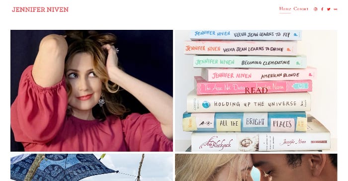 best author websites - author Jennifer Niven