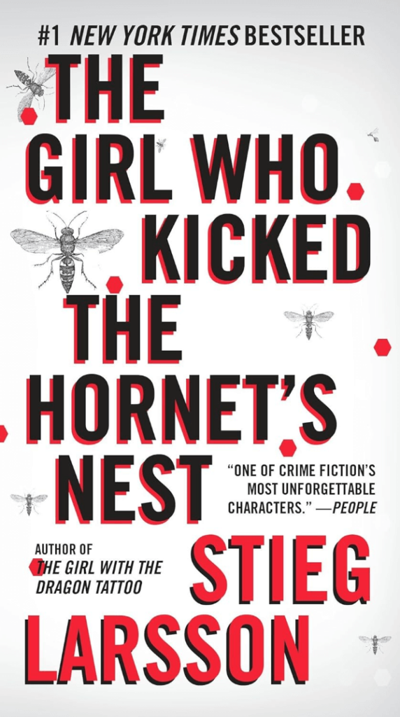 "The Girl Who Kicked the Hornets' Nest" (Millennium Series, Book 3) by Stieg Larsson Book Cover