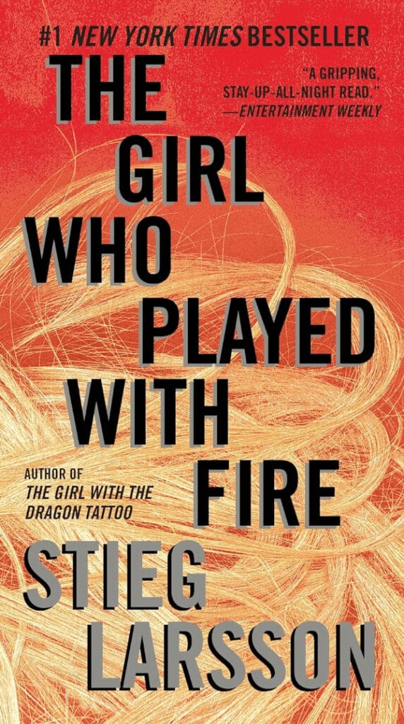 "The Girl Who Played with Fire" (Millennium Series, Book 2) by Stieg Larsson Book Cover
