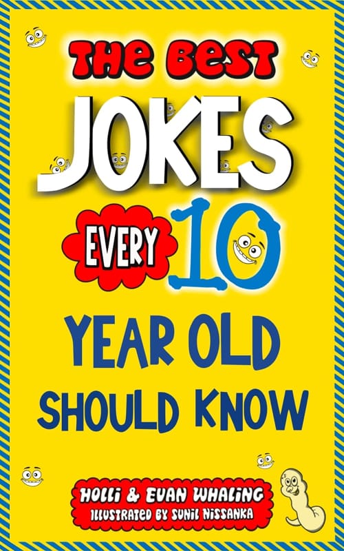 psychology of color - yellow - The Best Jokes Every 10-Year-Old Should Know by Holli & Evan Whaling