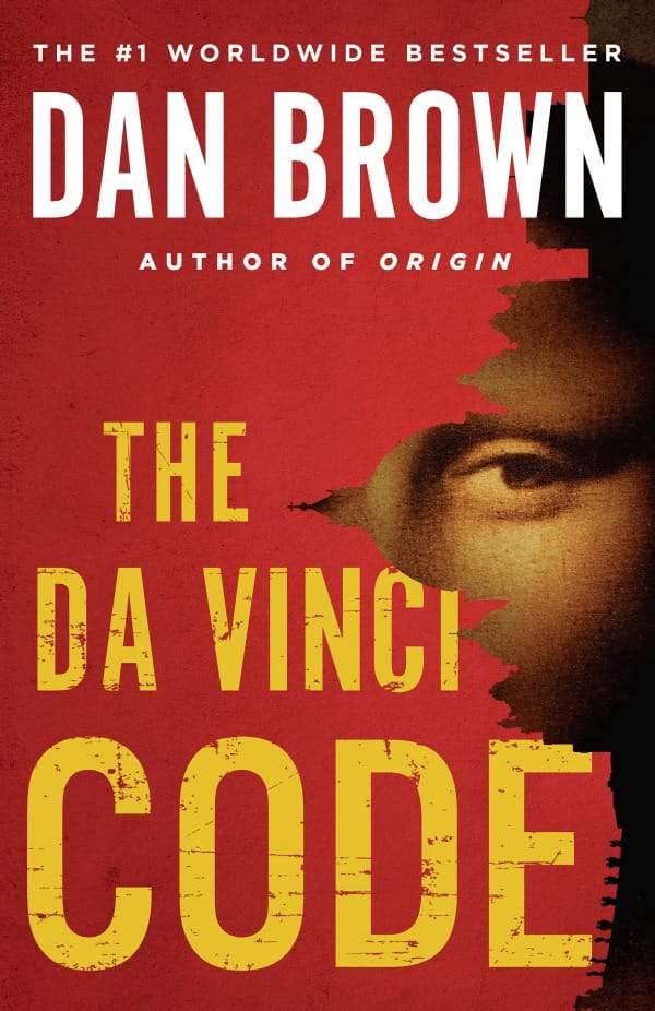"The Da Vinci Code" by Dan Brown Book Cover