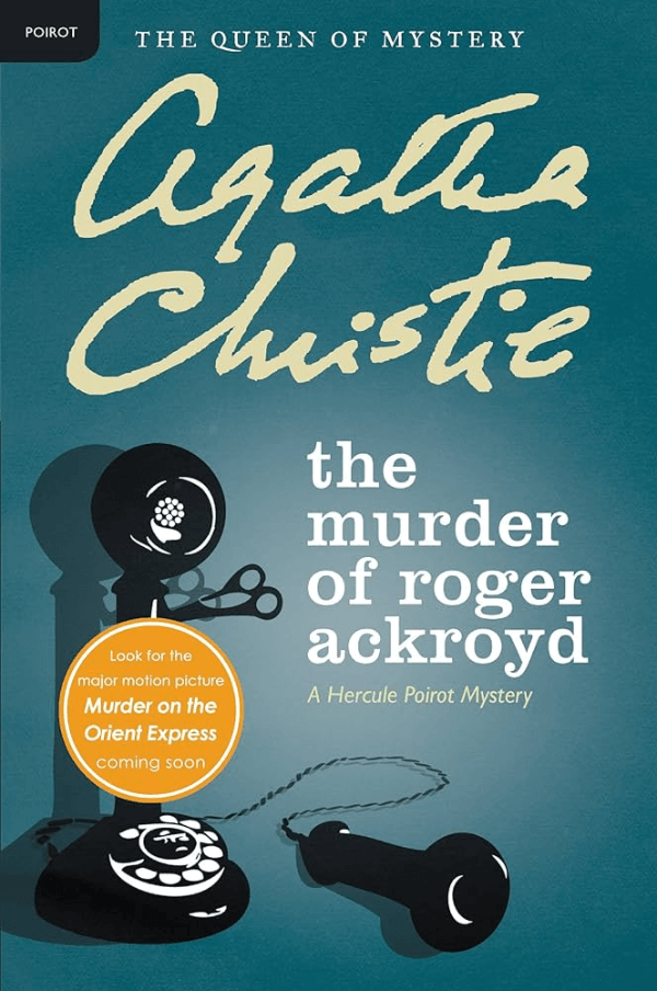 "The Murder of Roger Ackroyd" by Agatha Christie Book Cover