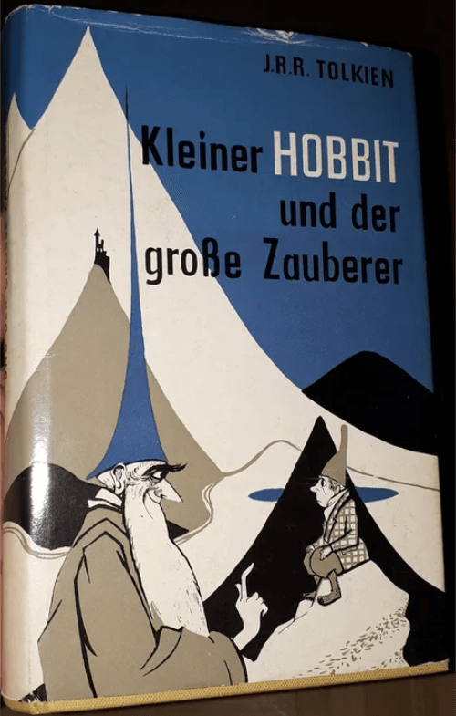 1957 Der kleine Hobbit German Book Cover
