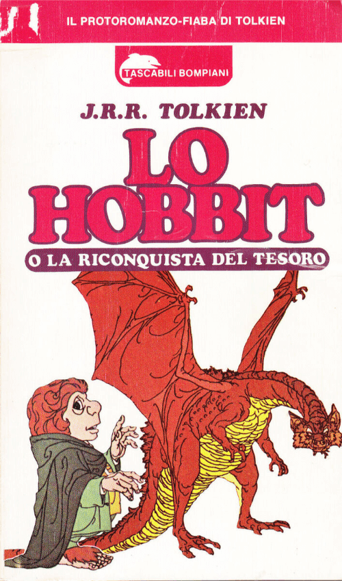 1981 Lo Hobbit Italian Book Cover
