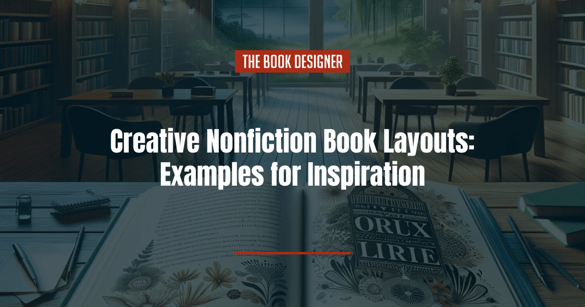 creative nonfiction book layouts