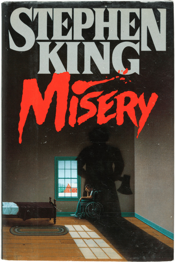 Misery (1987) by Stephen King Book Cover