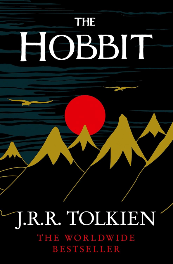 The Hobbit Book Cover Minimalistic Mountains