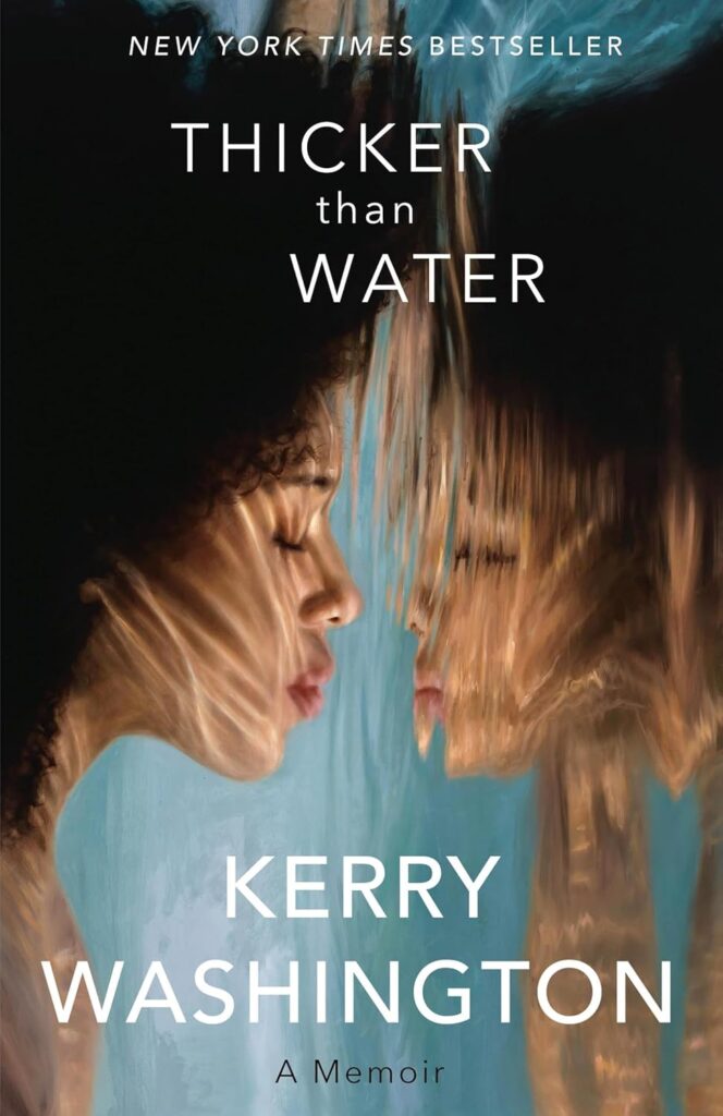 book cover art - Kerry Washington "Thicker than Water"