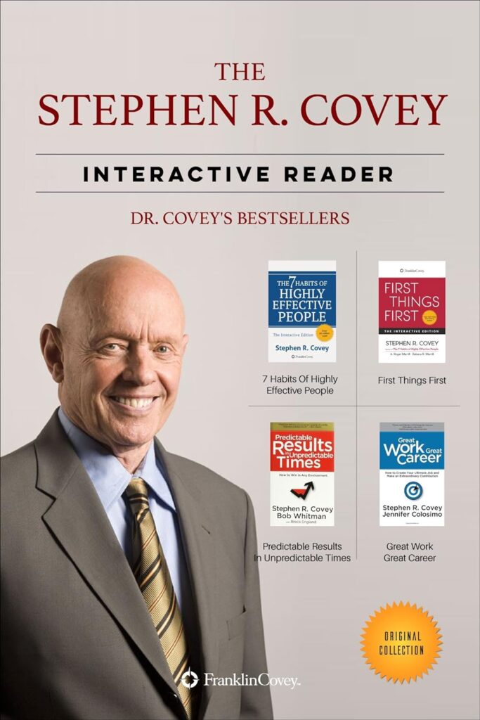 interactive ebook - The Stephen R. Covey Interactive Reader example